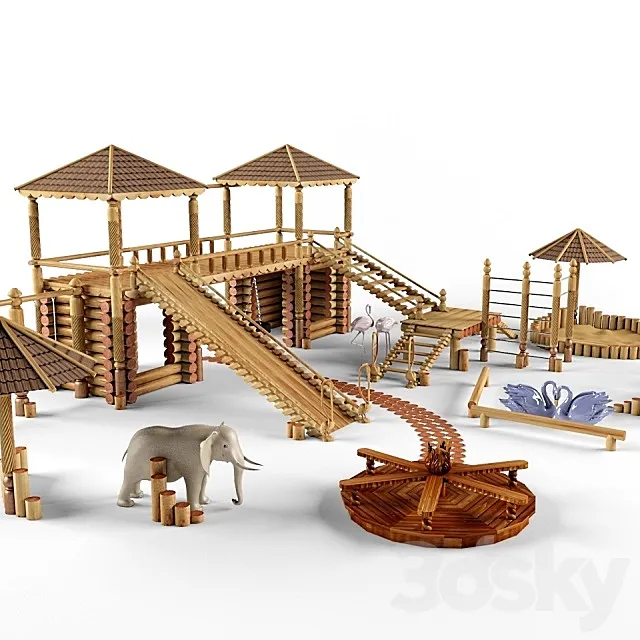 children's playground 3DModel