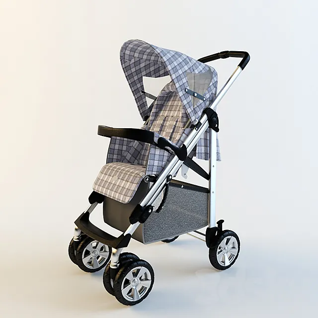 Children's pram 3D Model