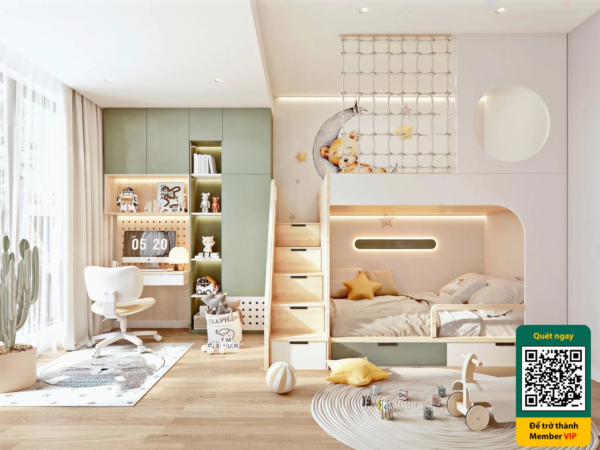 Children's room 3D - 002 - 3734