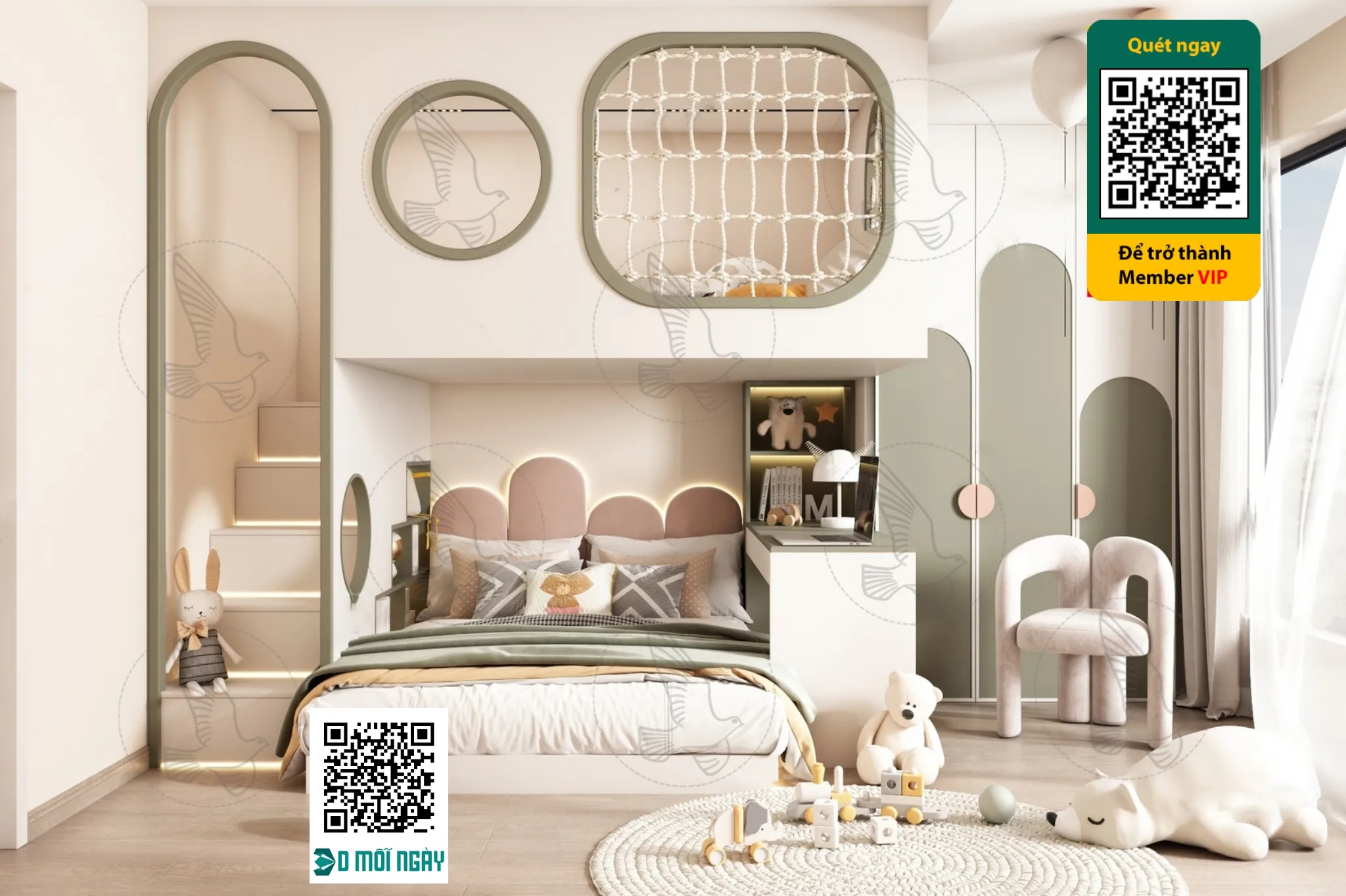Children's room 3D - 009 - 3741