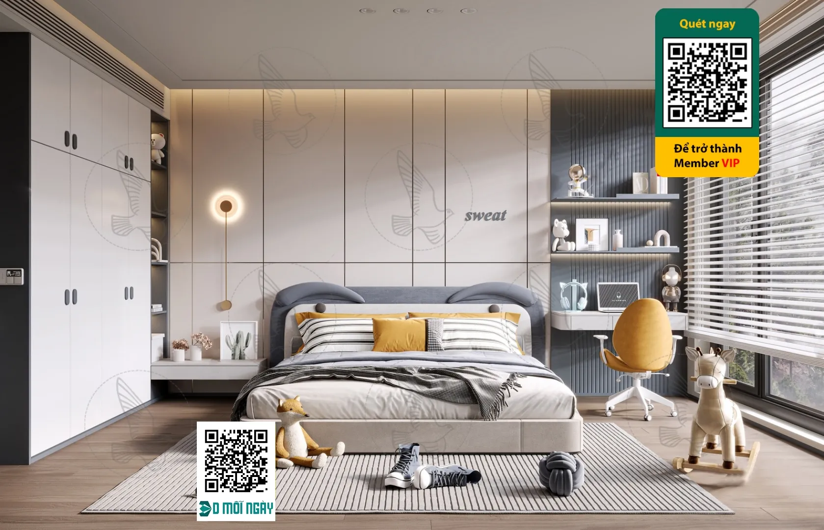 Children's room 3D - 010 - 3742