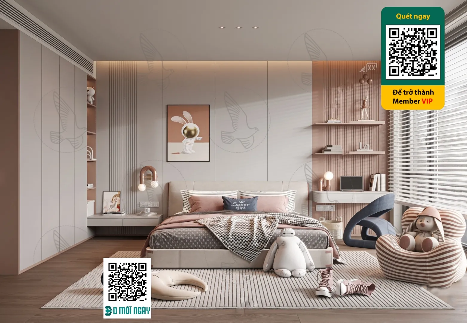 Children's room 3D - 019 - 3751