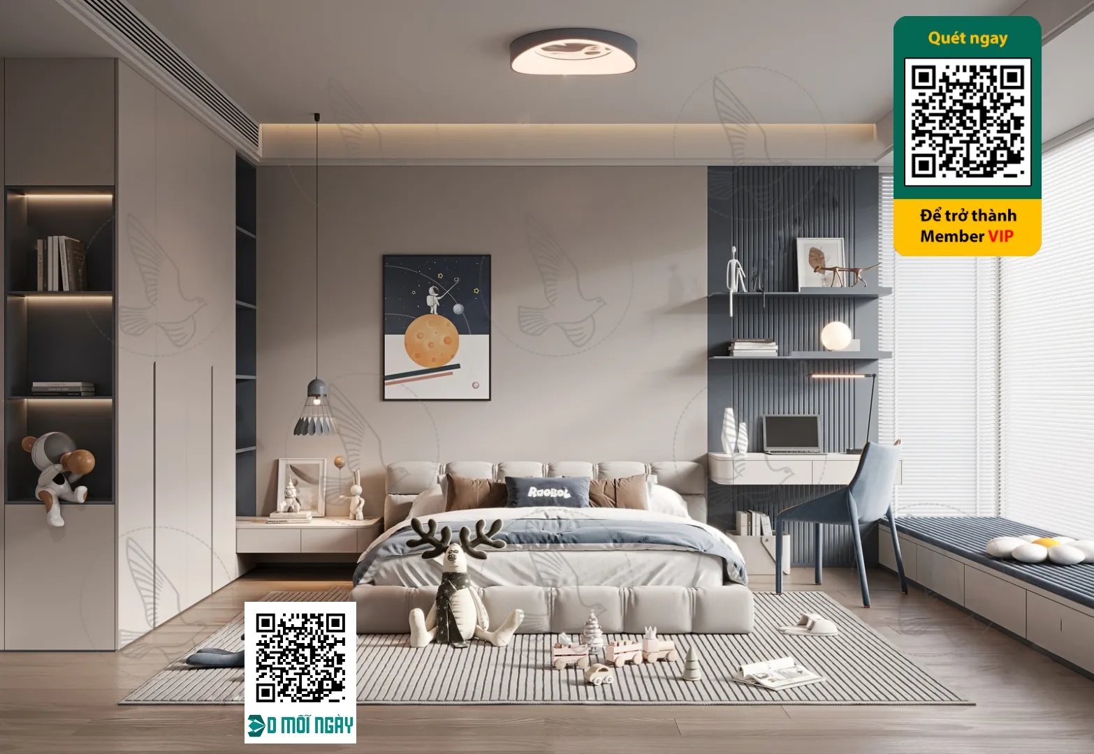 Children's room 3D - 020 - 3752