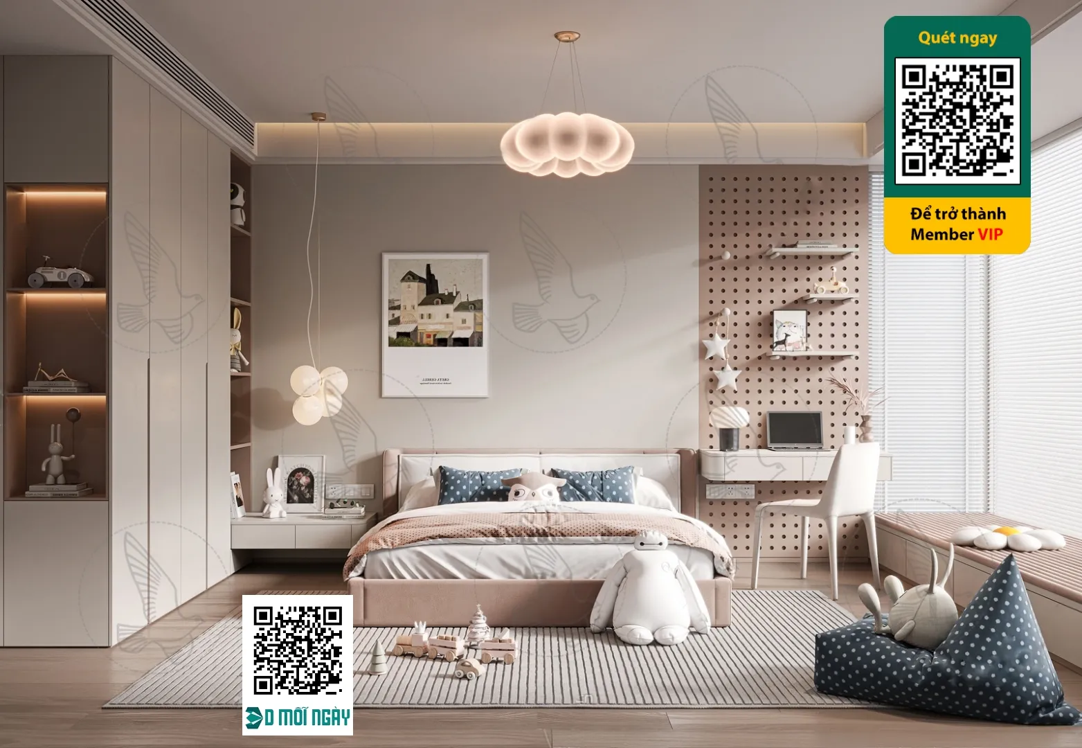 Children's room 3D - 022 - 3754