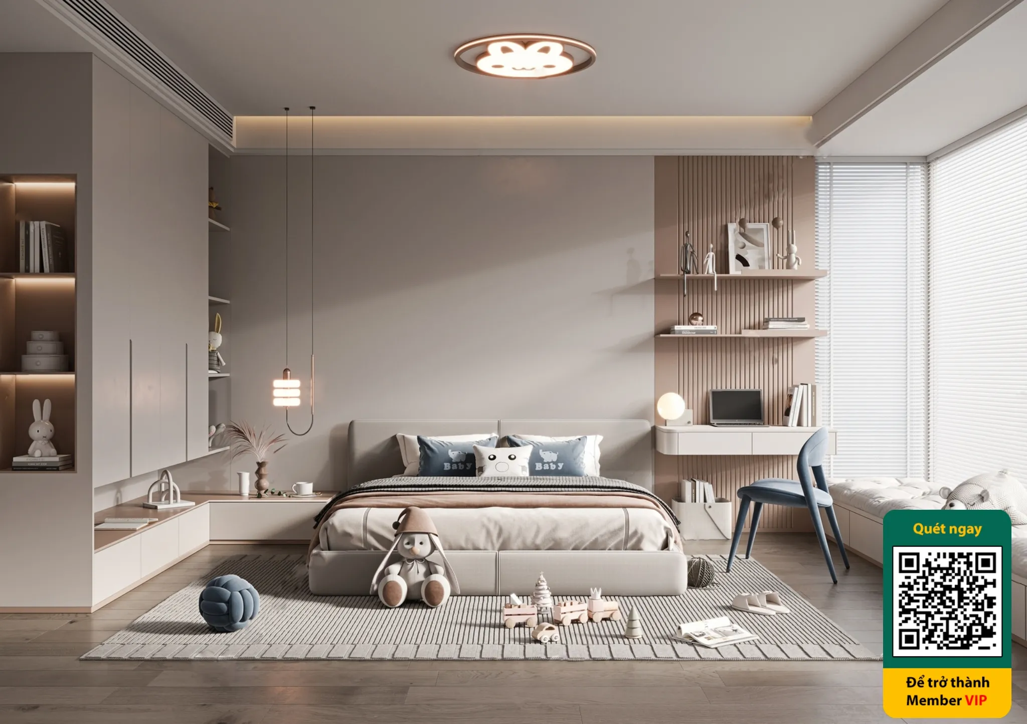 Children's room 3D - 023 - 3755