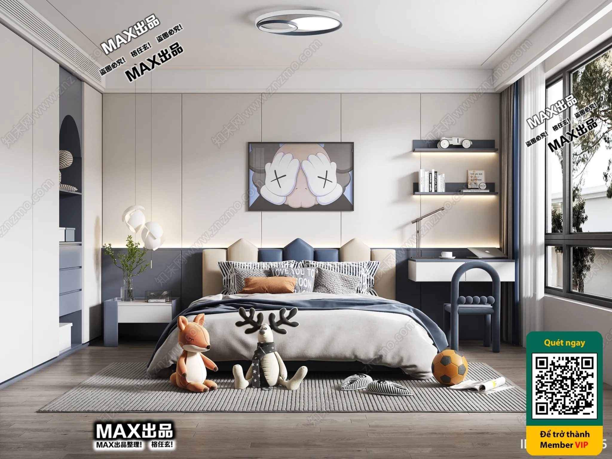Children's room 3D - 029 - 3761