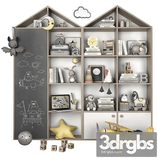 Childrens Room Decor 1 3D Model Free