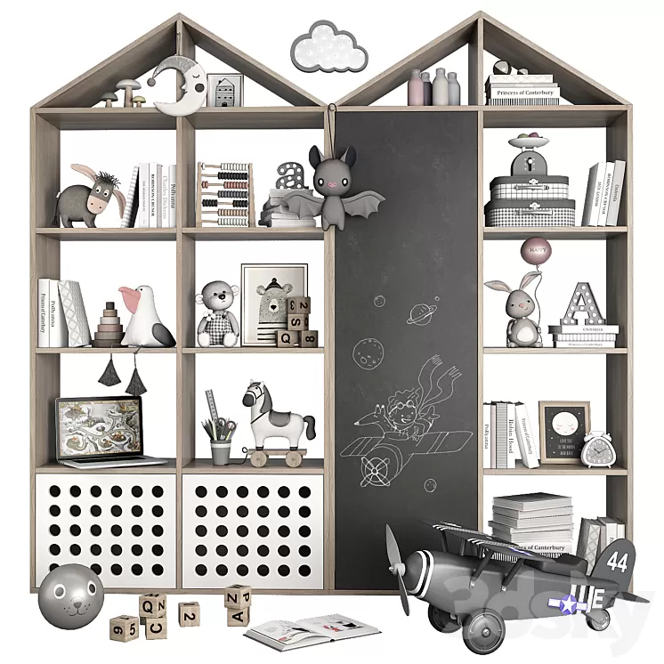 Children's room decor 2 3D Model
