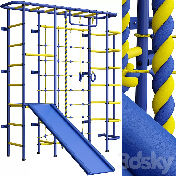 Children's Sports Complex 3D Model