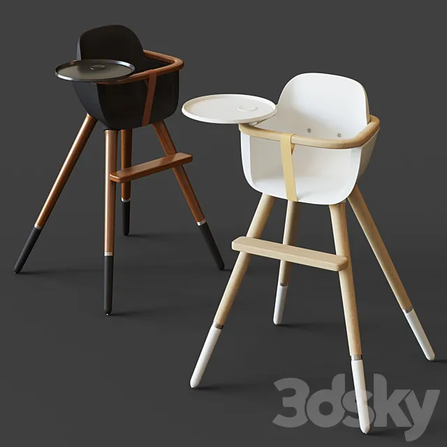 Children's stool Micuna Ovo transformer 3D Model