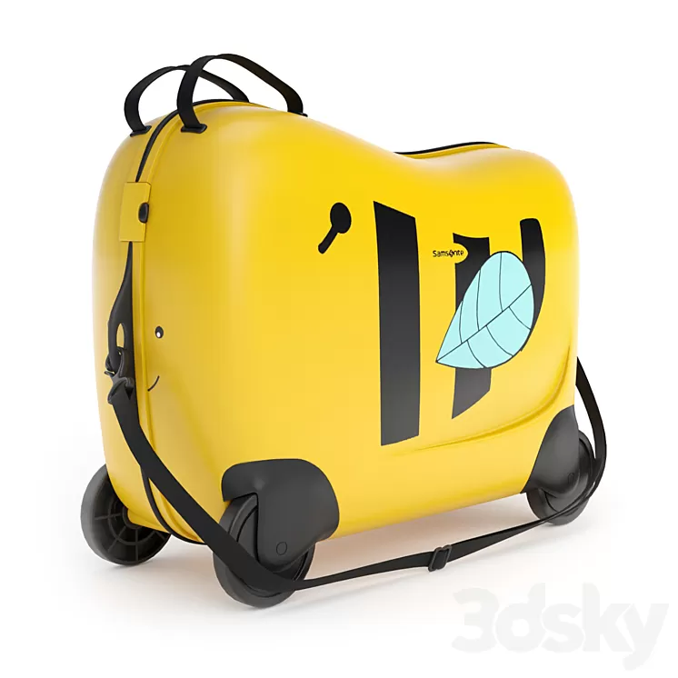 Childrens suitcase samsonite 3D Model