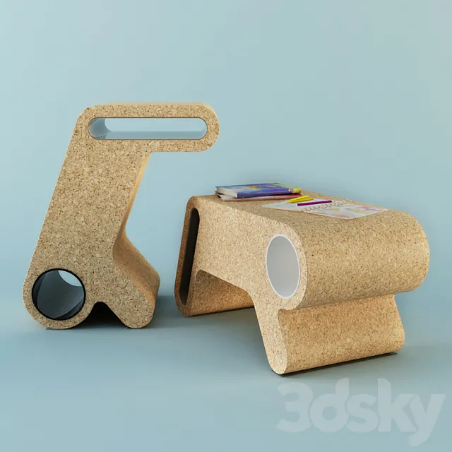 children's table 3D Model