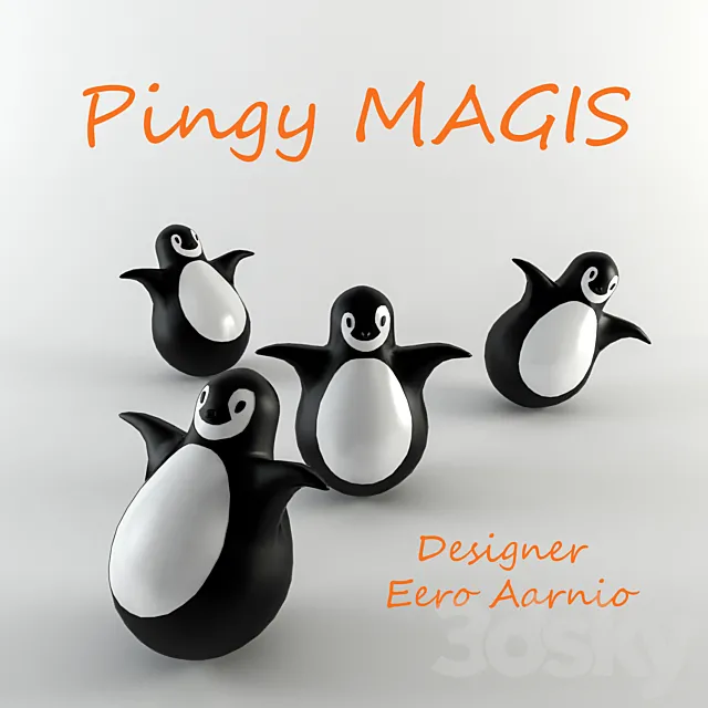 Children's toy penguin from MAGIS 3D Model