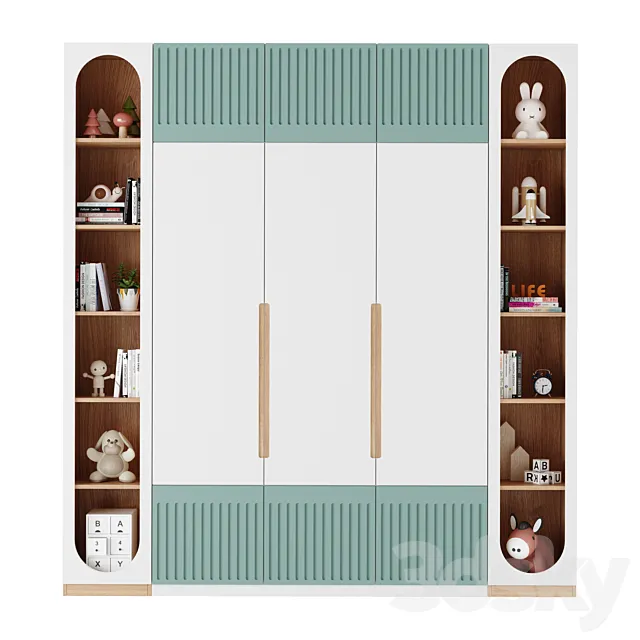 Children's wardrobe 40 3D Model