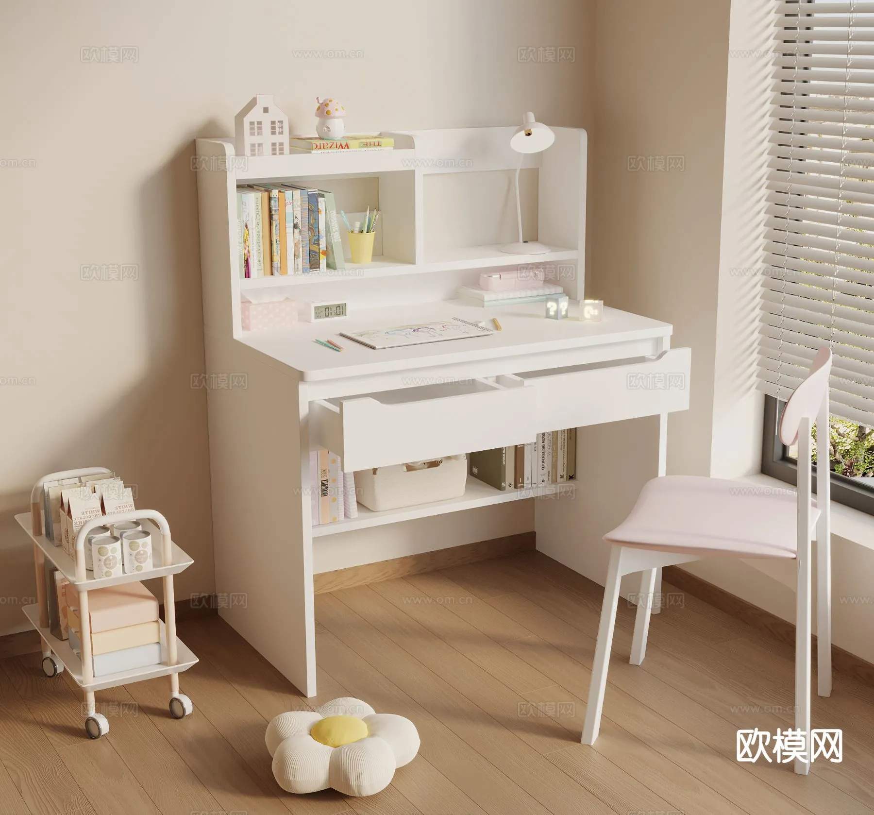 CHILDROOM 3D MODELS - 3D Model For Interior Design - 240