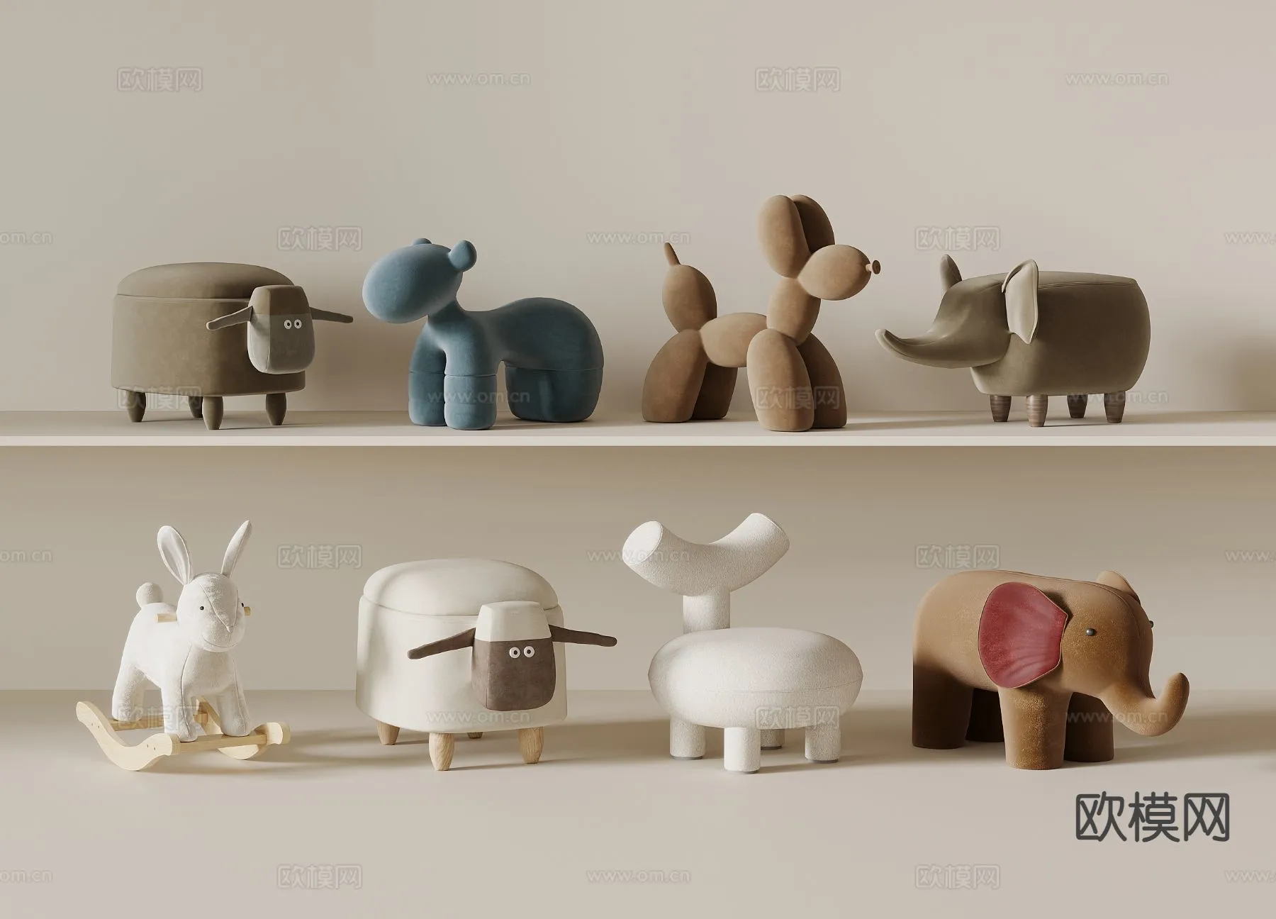 CHILDROOM 3D MODELS - 3D Model For Interior Design - 249