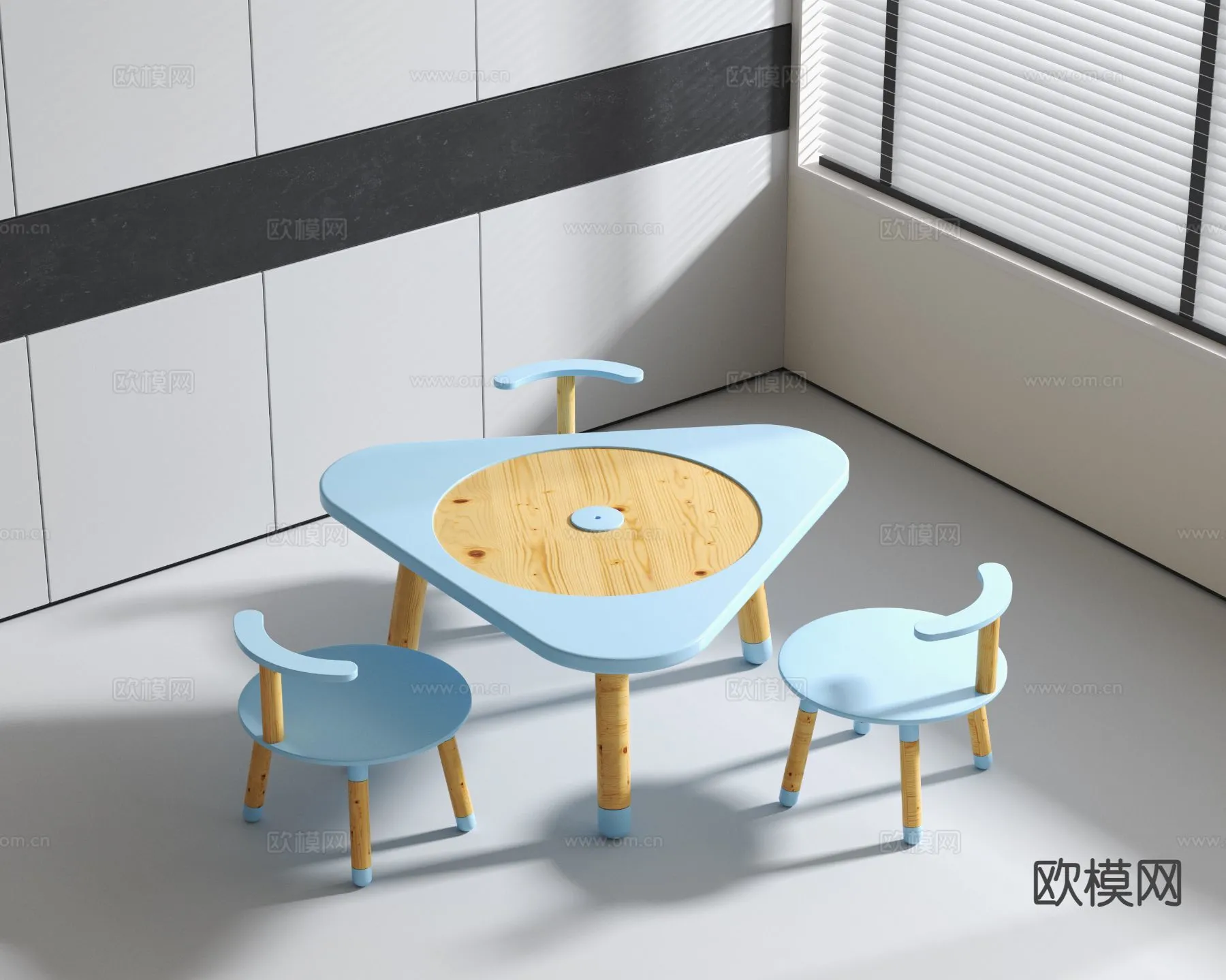 CHILDROOM 3D MODELS - 3D Model For Interior Design - 250