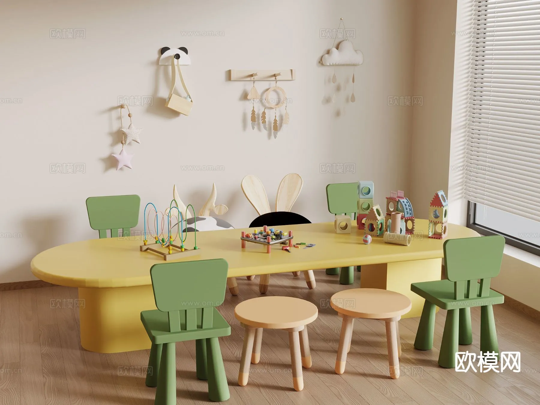 CHILDROOM 3D MODELS - 3D Model For Interior Design - 253