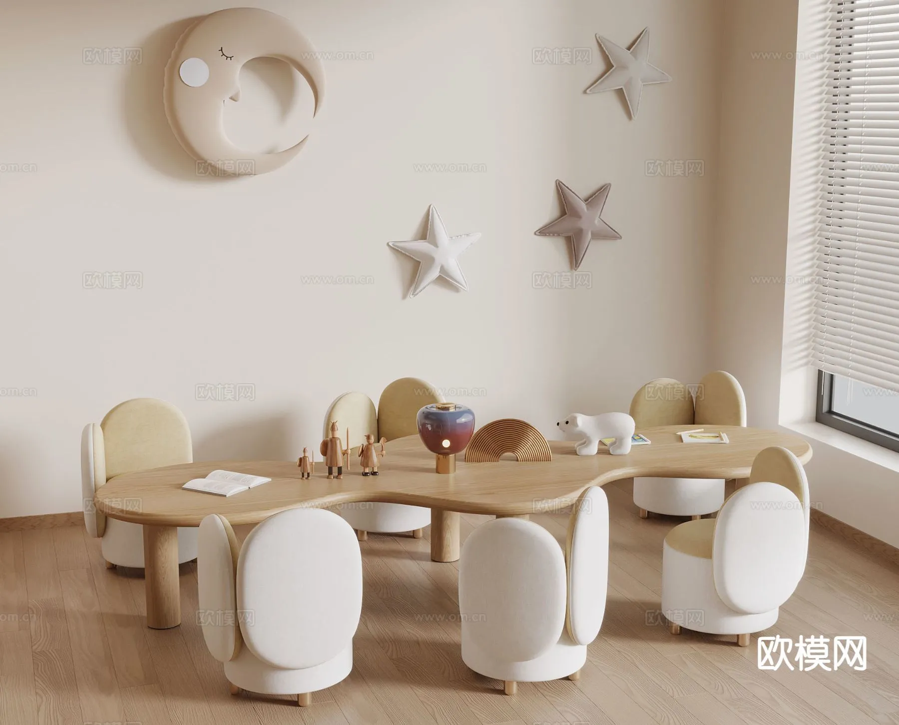 CHILDROOM 3D MODELS - 3D Model For Interior Design - 254