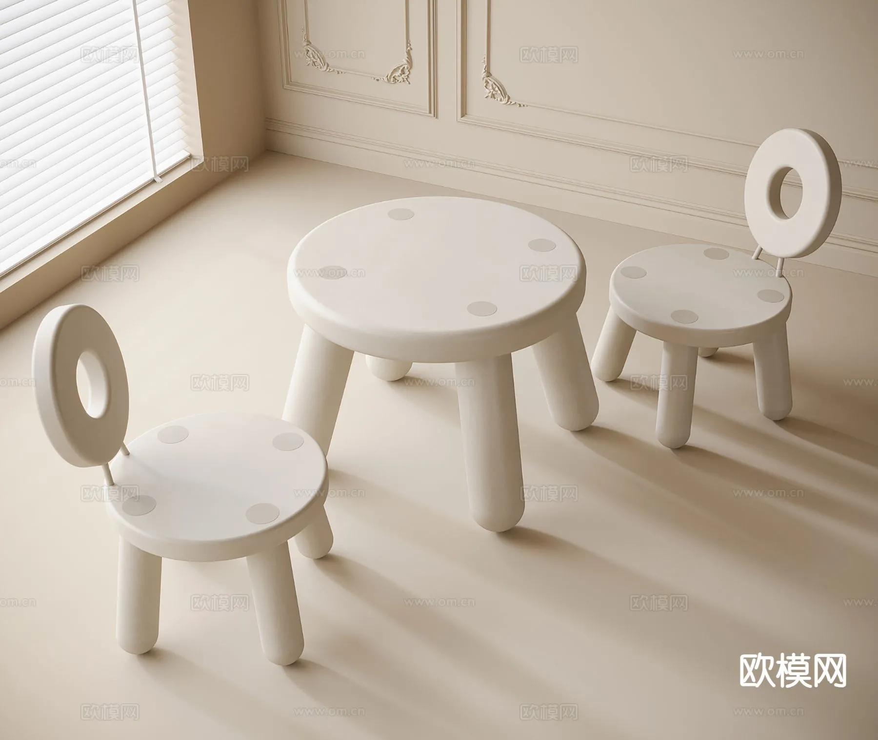 CHILDROOM 3D MODELS - 3D Model For Interior Design - 258