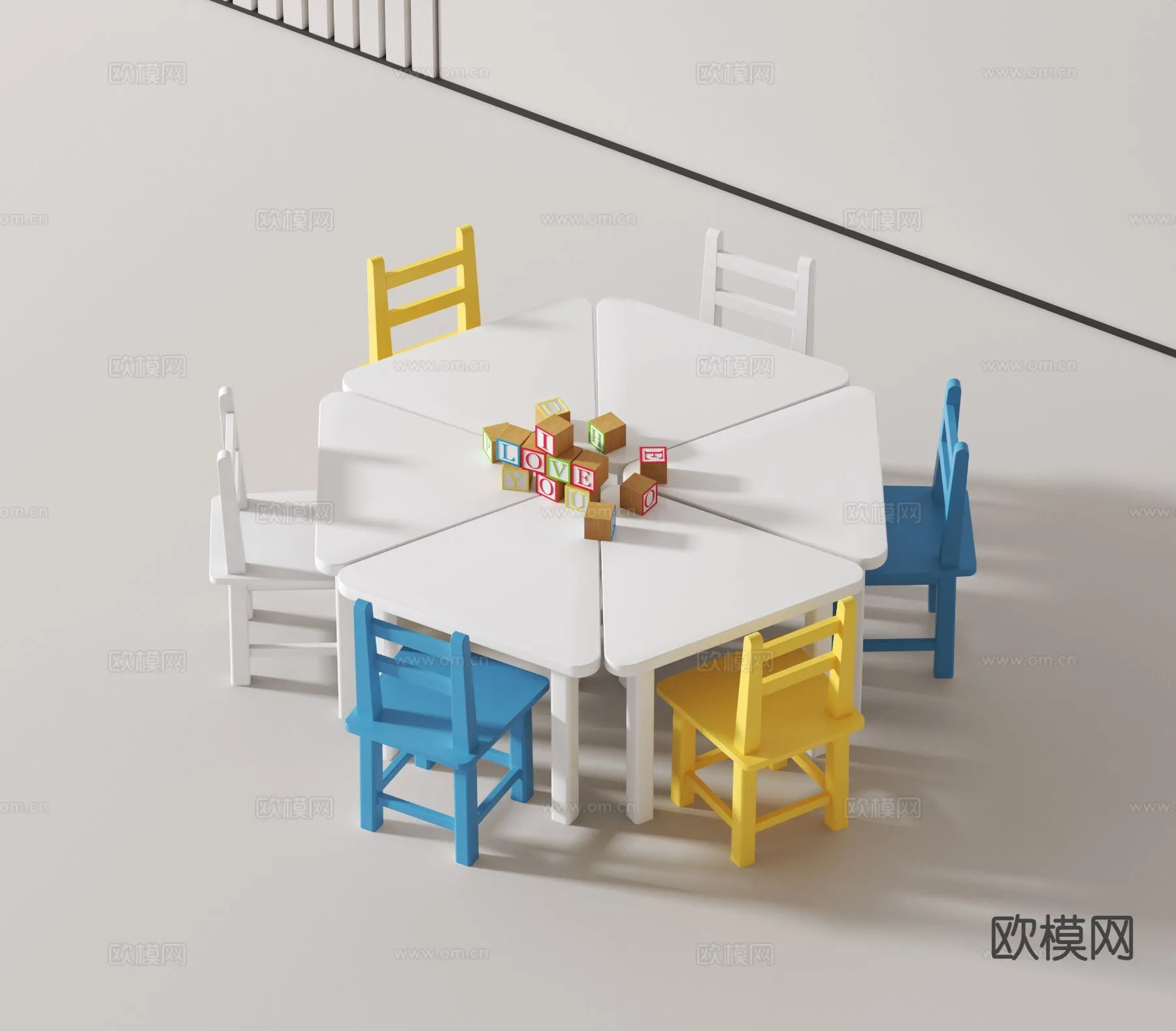 CHILDROOM 3D MODELS - 3D Model For Interior Design - 269