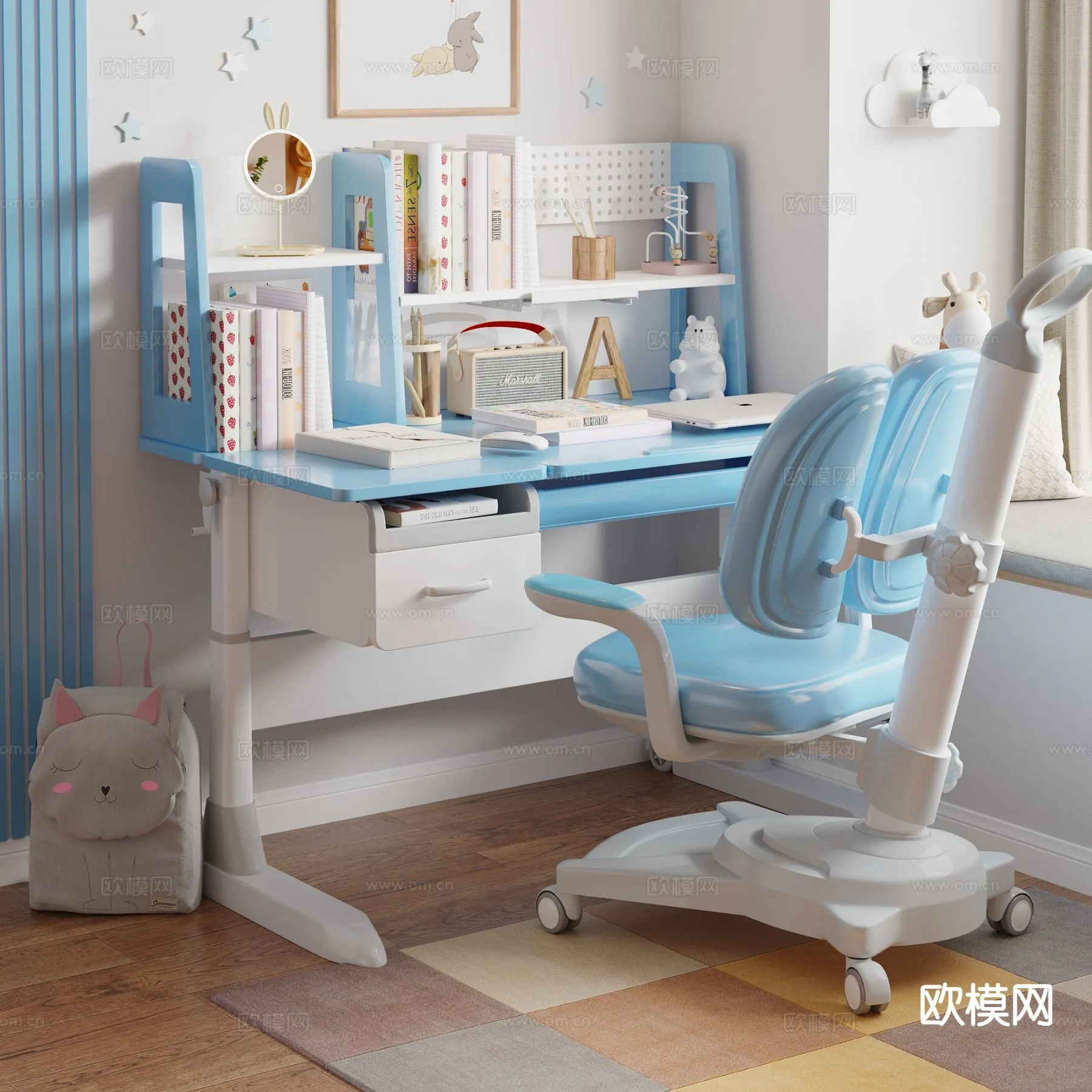 CHILDROOM 3D MODELS - 3D Model For Interior Design - 281