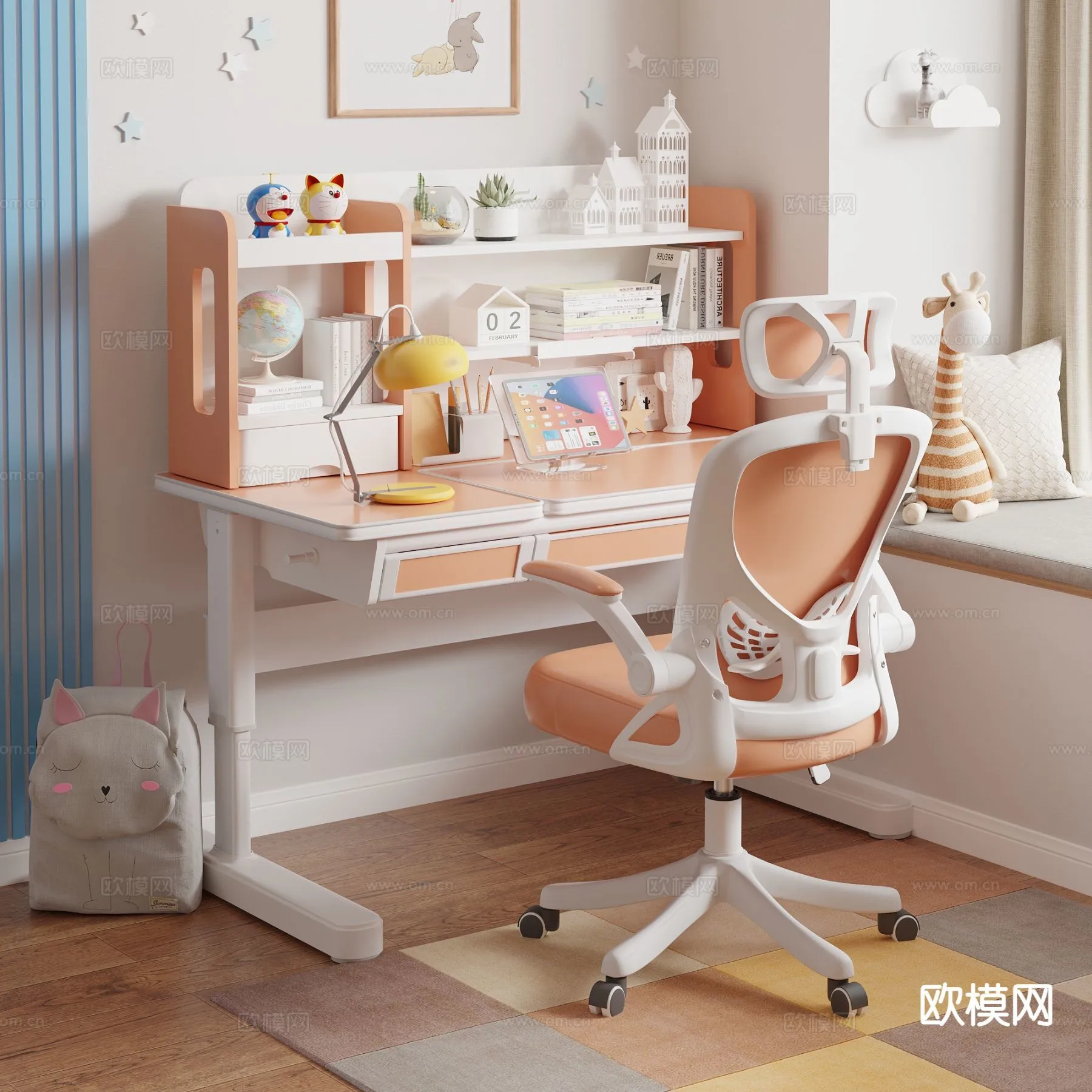 CHILDROOM 3D MODELS - 3D Model For Interior Design - 282