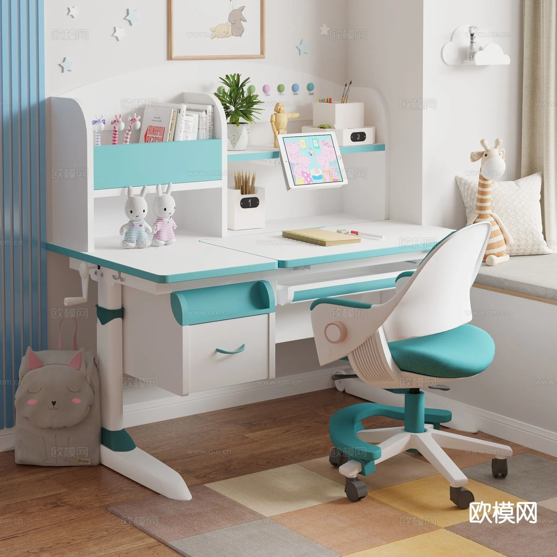 CHILDROOM 3D MODELS - 3D Model For Interior Design - 283