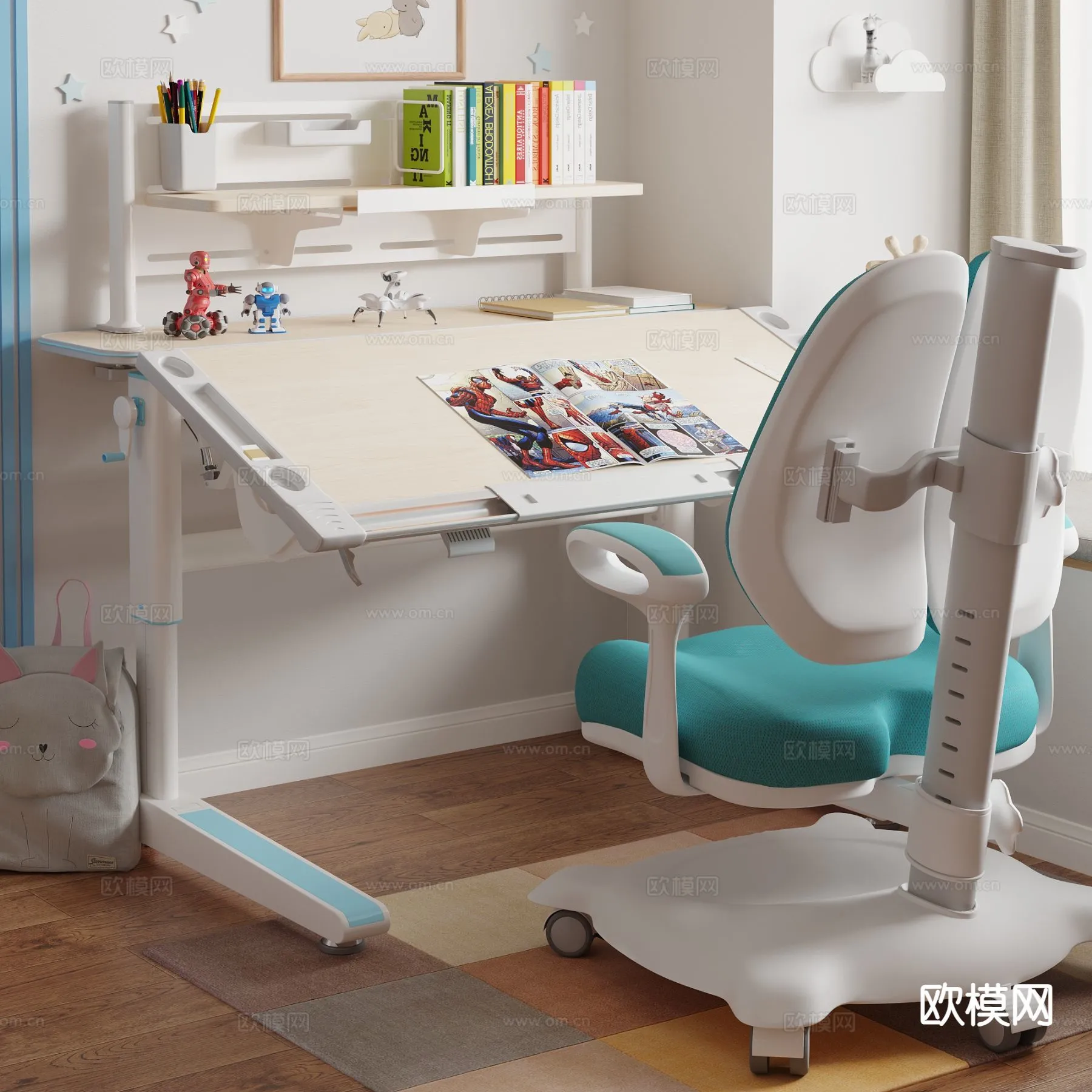 CHILDROOM 3D MODELS - 3D Model For Interior Design - 284