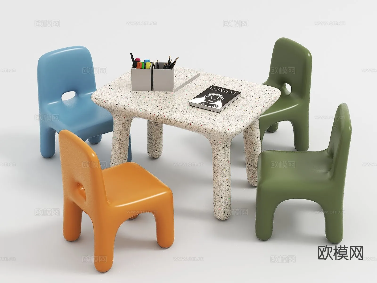 CHILDROOM 3D MODELS - 3D Model For Interior Design - 291