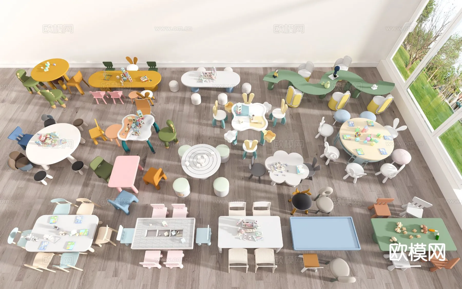 CHILDROOM 3D MODELS - 3D Model For Interior Design - 293