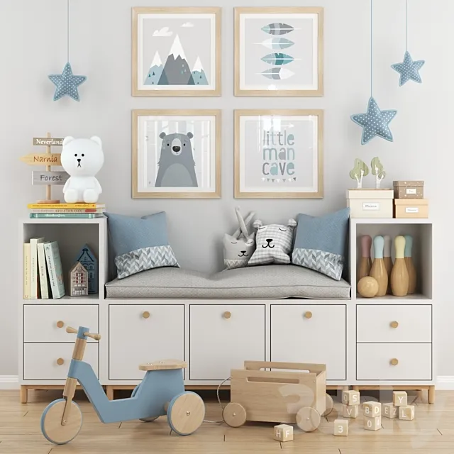 Childroom Decor-06 3D Model