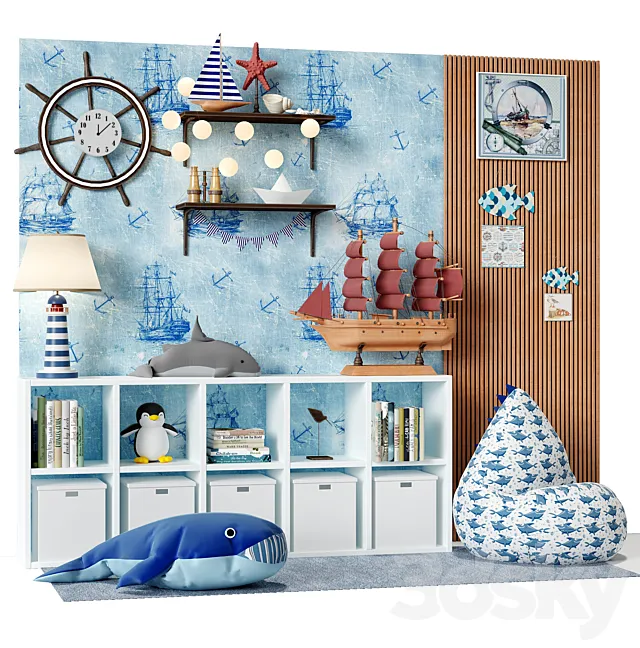 childroom decor vol_12 3D Model