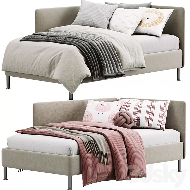 Childroom Set 05 3D Model Free