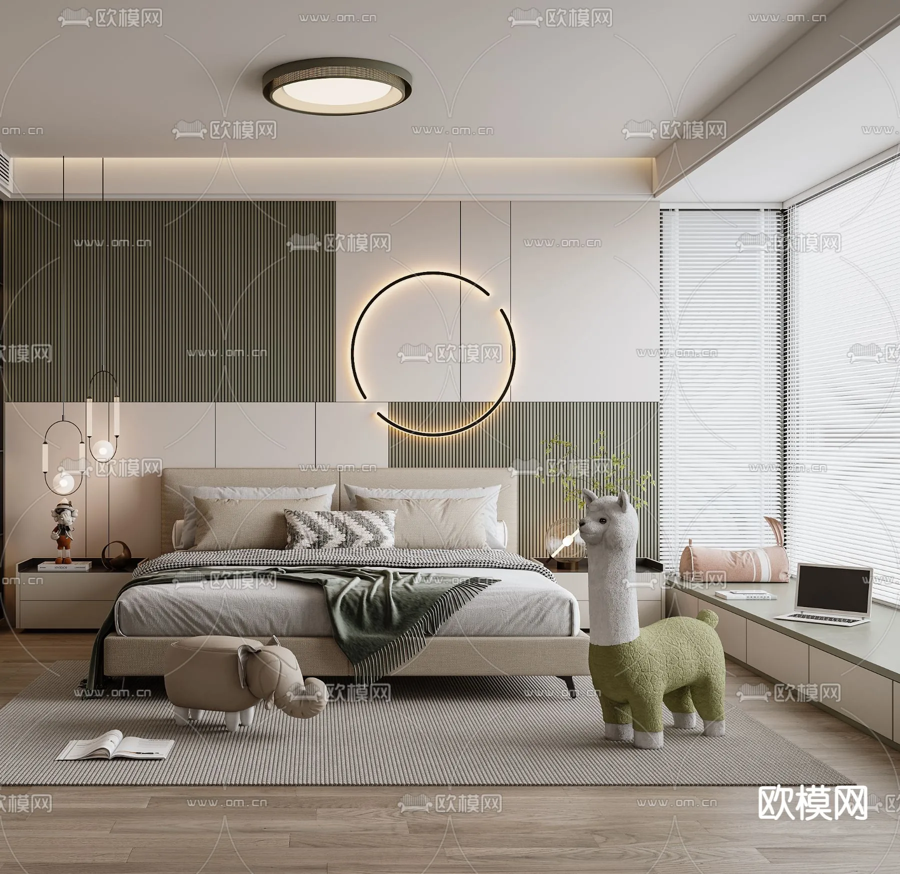 CHILDROOM SETS - CORONA - 3D MODEL - 2577