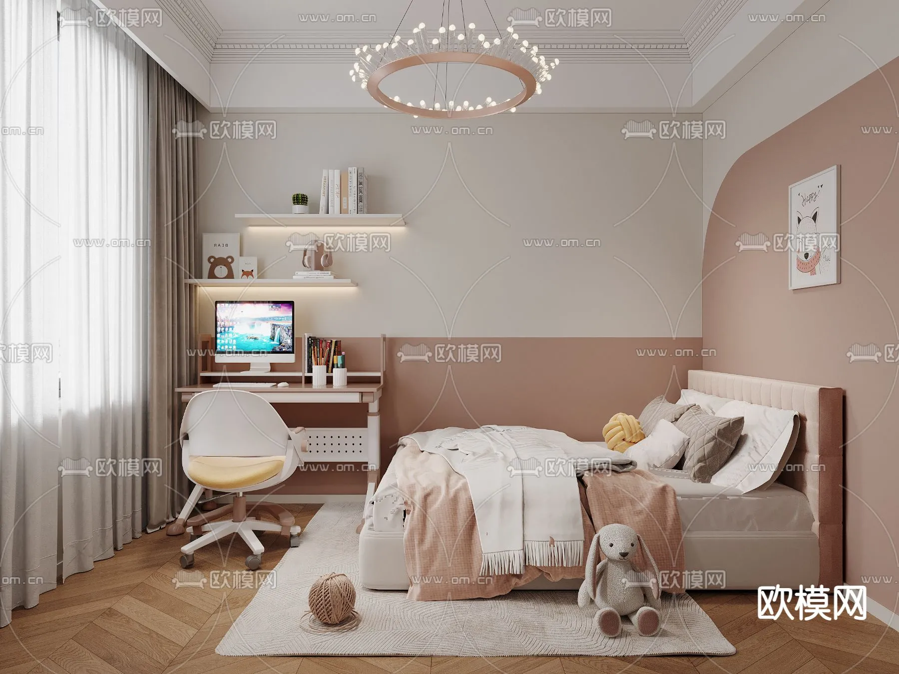 CHILDROOM SETS - CORONA - 3D MODEL - 2599