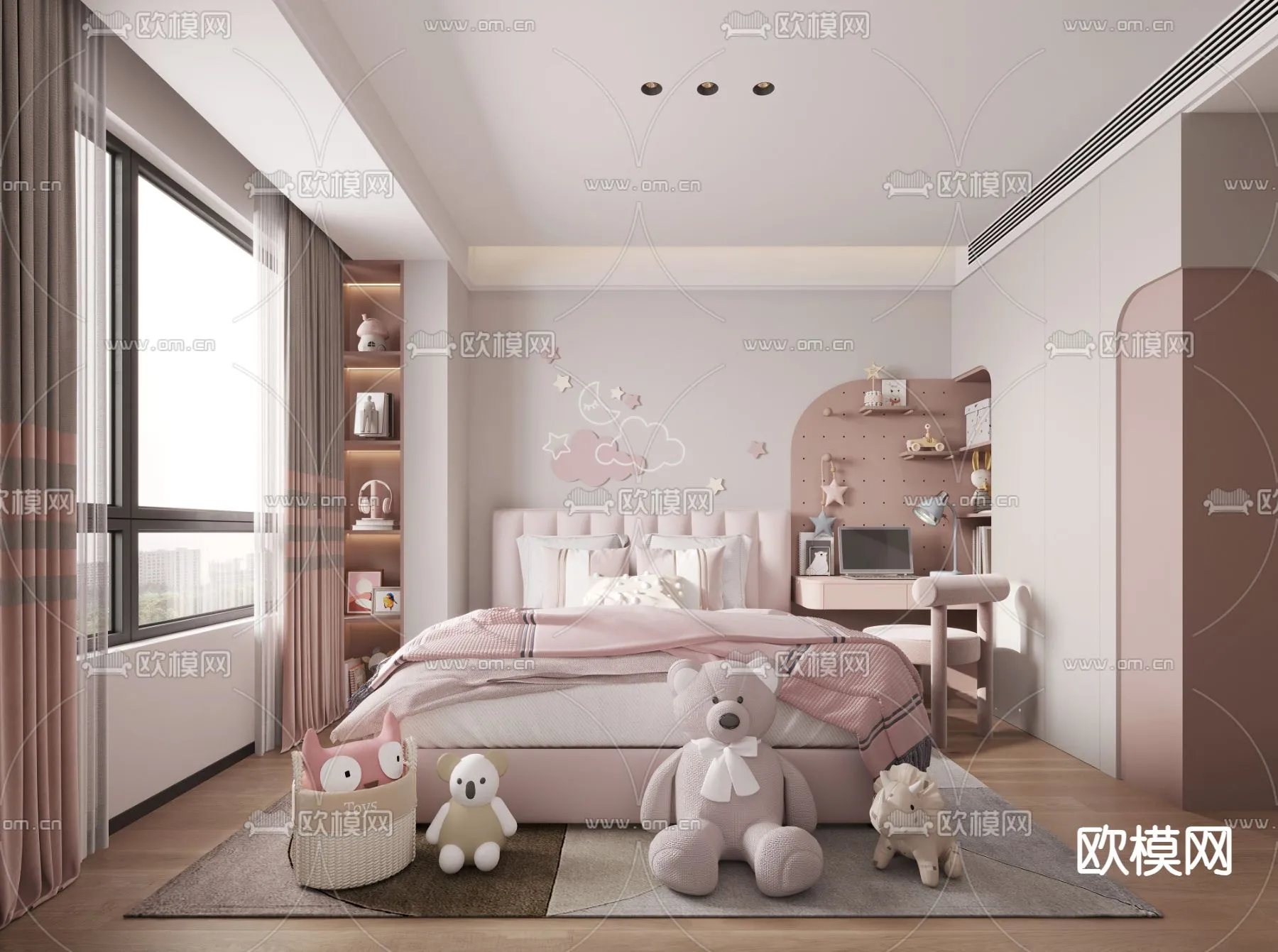 CHILDROOM SETS - CORONA - 3D MODEL - 2621