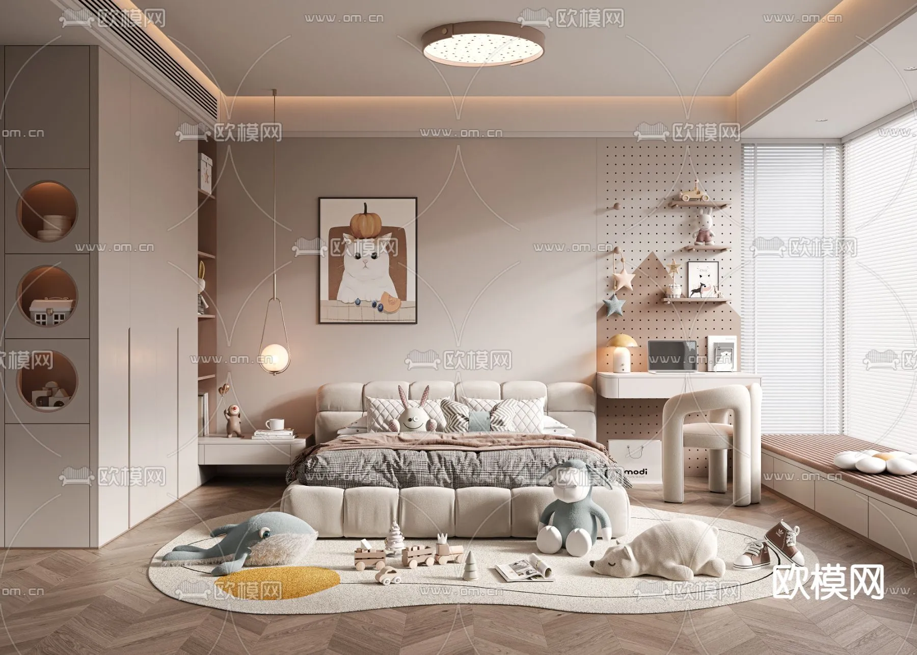 CHILDROOM SETS - CORONA - 3D MODEL - 2626