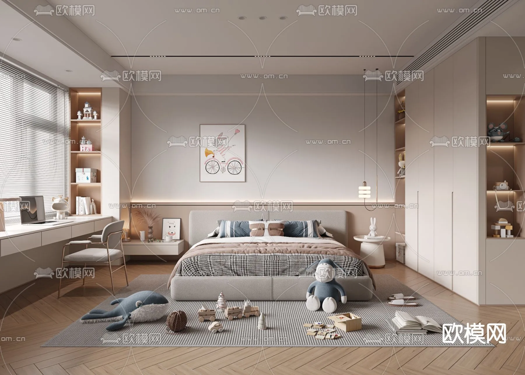 CHILDROOM SETS - CORONA - 3D MODEL - 2634