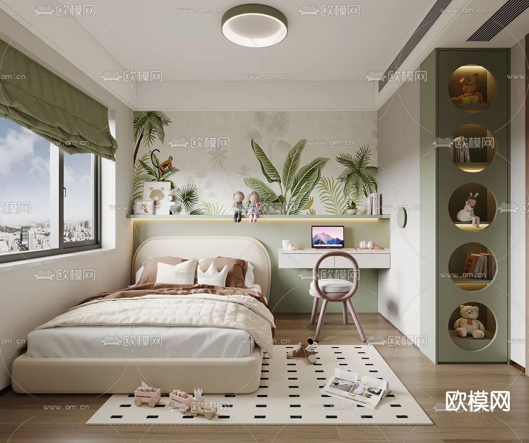 CHILDROOM SETS - CORONA - 3D MODEL - 2643