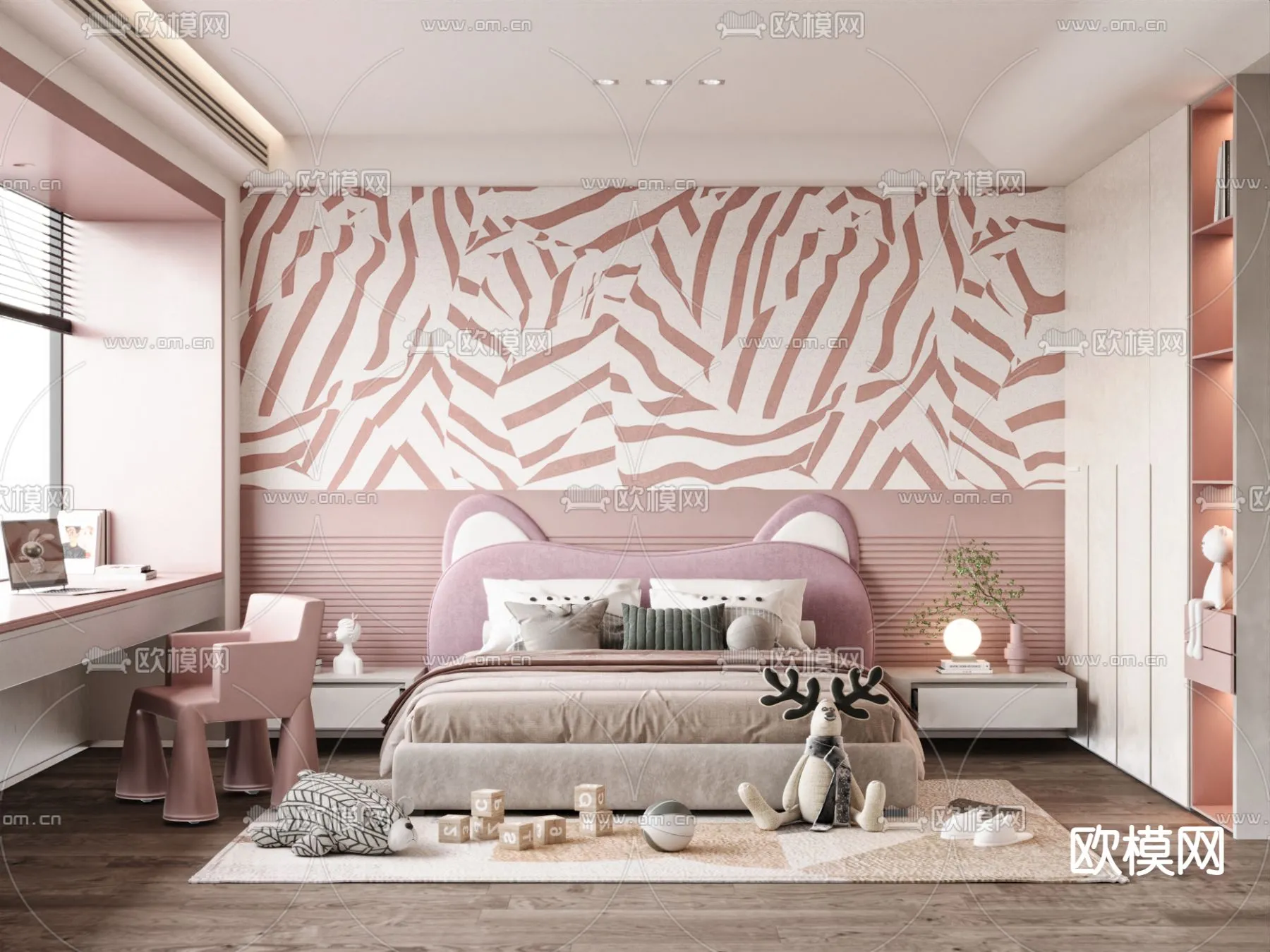 CHILDROOM SETS - CORONA - 3D MODEL - 2644