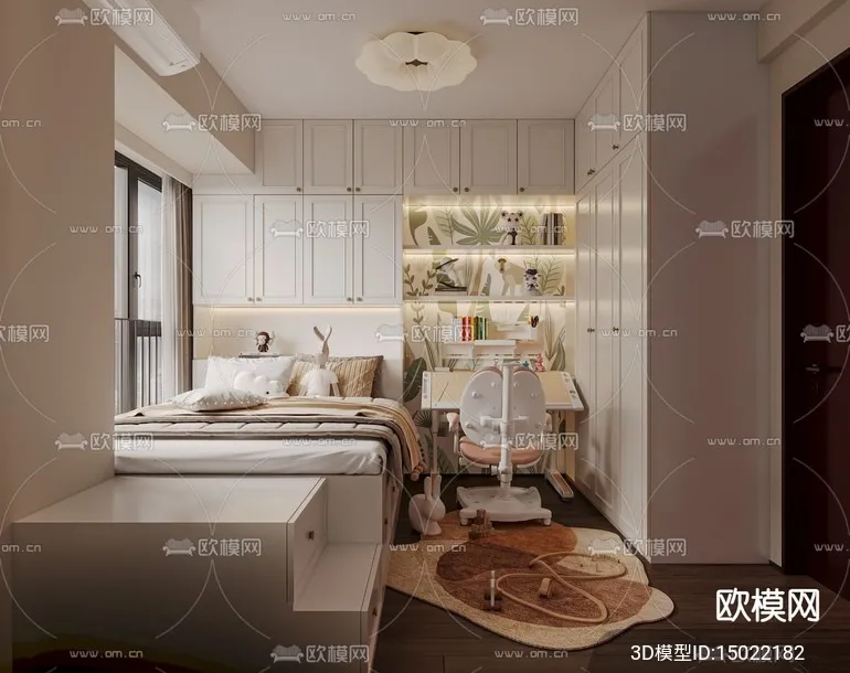 CHILDROOM SETS - CORONA - 3D MODEL - 2684