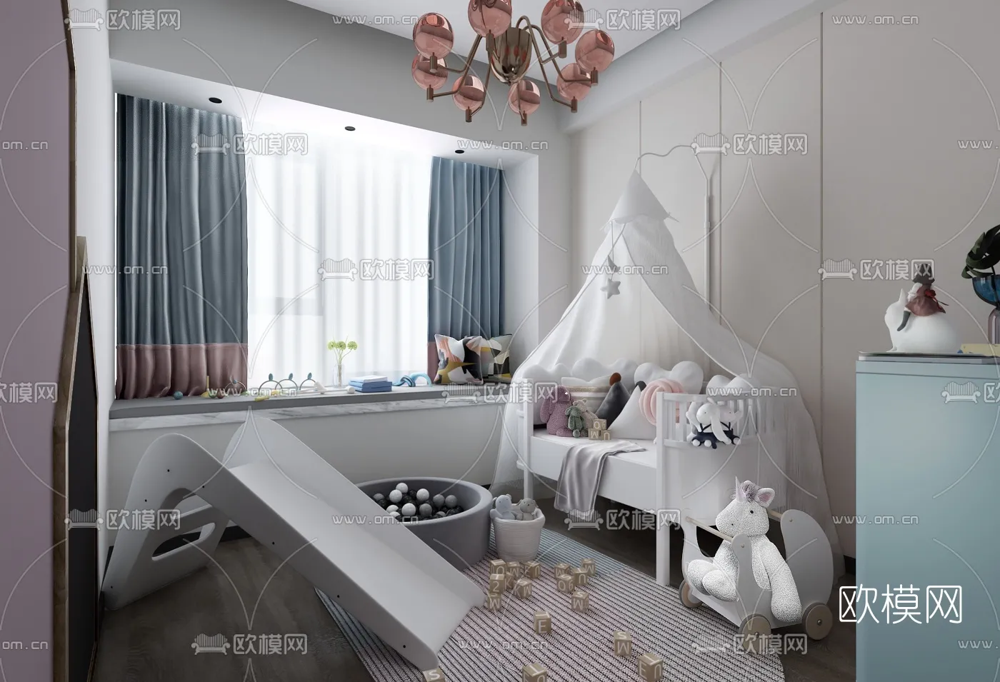 CHILDROOM SETS - VRAY / CORONA - 3D MODEL - 2567
