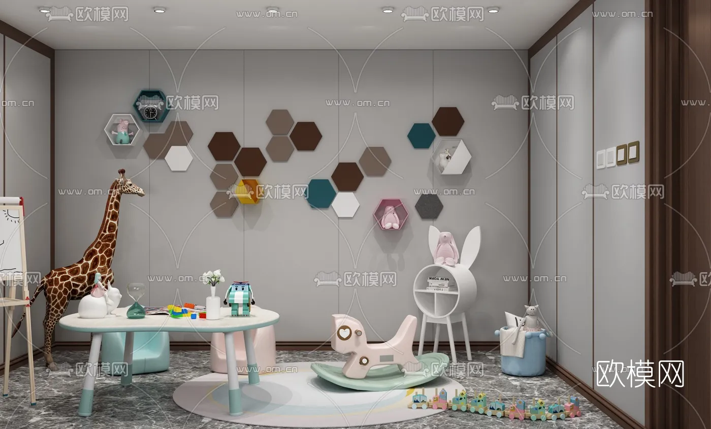 CHILDROOM SETS - VRAY / CORONA - 3D MODEL - 2568
