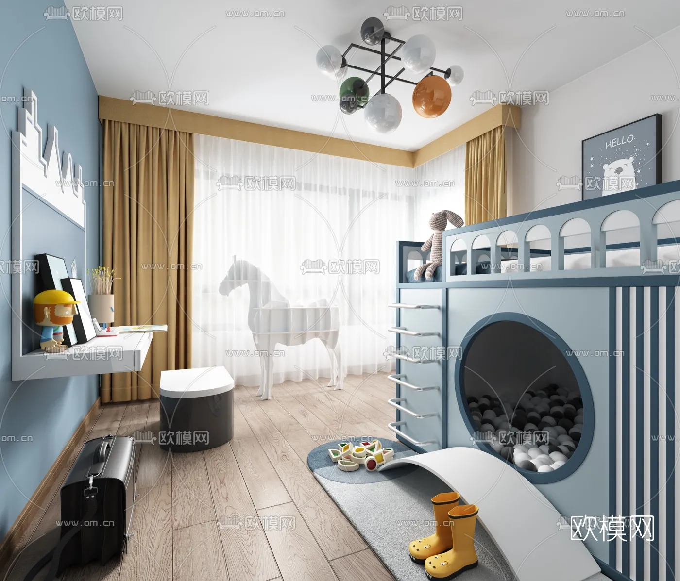 CHILDROOM SETS - VRAY / CORONA - 3D MODEL - 2569