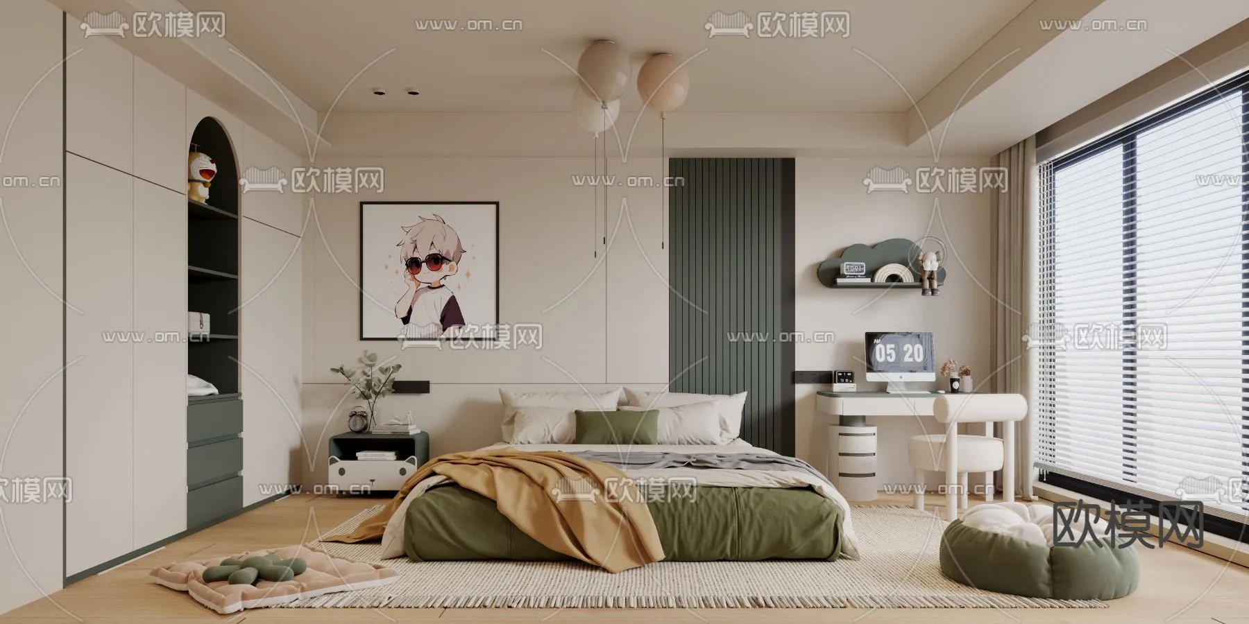 CHILDROOM SETS - VRAY / CORONA - 3D MODEL - 2575