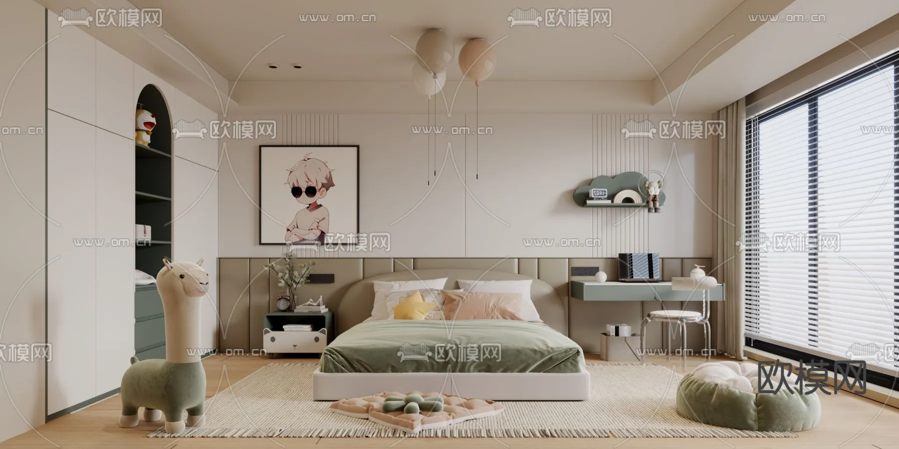 CHILDROOM SETS - VRAY / CORONA - 3D MODEL - 2576