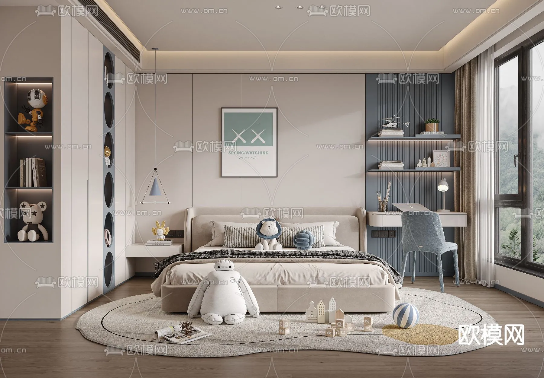 CHILDROOM SETS - VRAY / CORONA - 3D MODEL - 2580