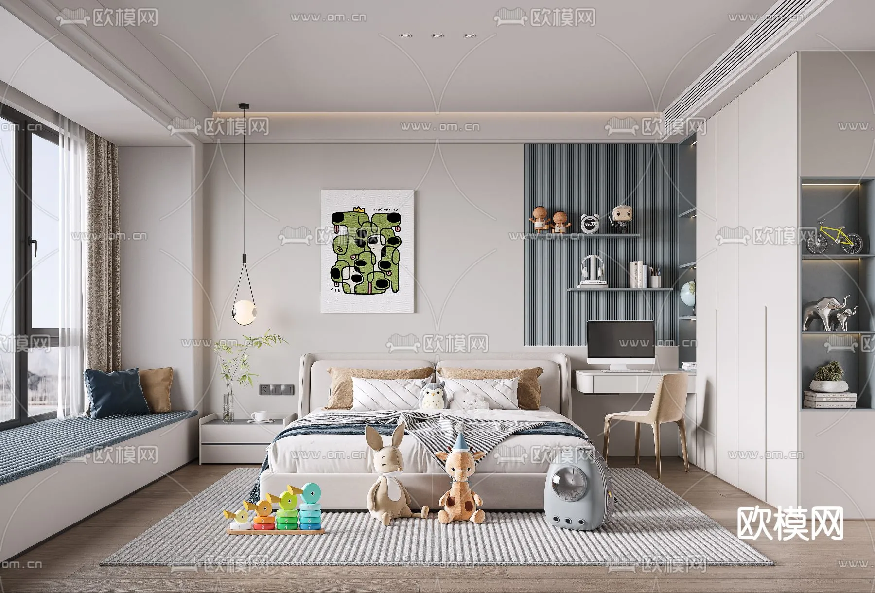 CHILDROOM SETS - VRAY / CORONA - 3D MODEL - 2587
