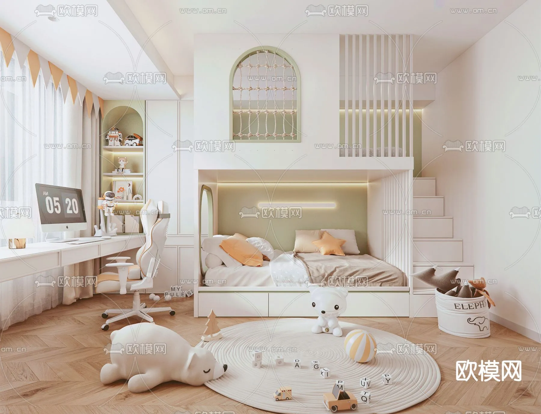 CHILDROOM SETS - VRAY / CORONA - 3D MODEL - 2590